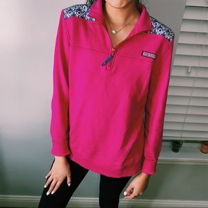 Hot pink Vineyard Vine pullover